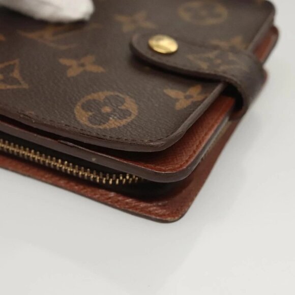 LOUIS VUITTON Monogram Compact Zip Wallet M61667 LV Auth 117264 - Picture 5 of 16